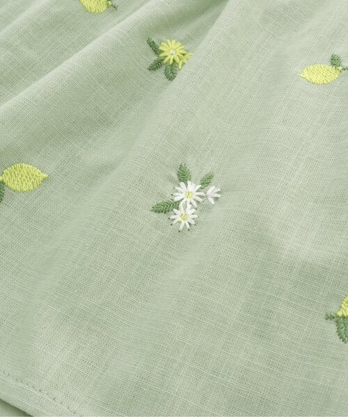 Seraph（セラフ）の「フルーツ刺繍ボリューム袖チュニック（チュニック・キッズ・オフホワイト/ピンク/ミント・95/80/140/100/90/110/120/130）」の18枚目の写真