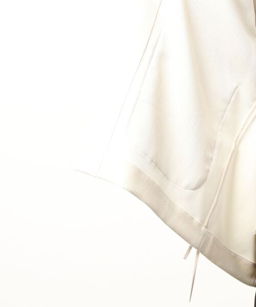 TAUPE（トープ）の「【TAUPE / トープ】22SS グリッターピケショートカバーオール（ブルゾン・メンズ・アイボリー/ブルー・1/2）」の5枚目の写真