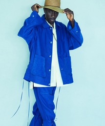 【TAUPE / トープ】22SS グリッターピケショートカバーオール