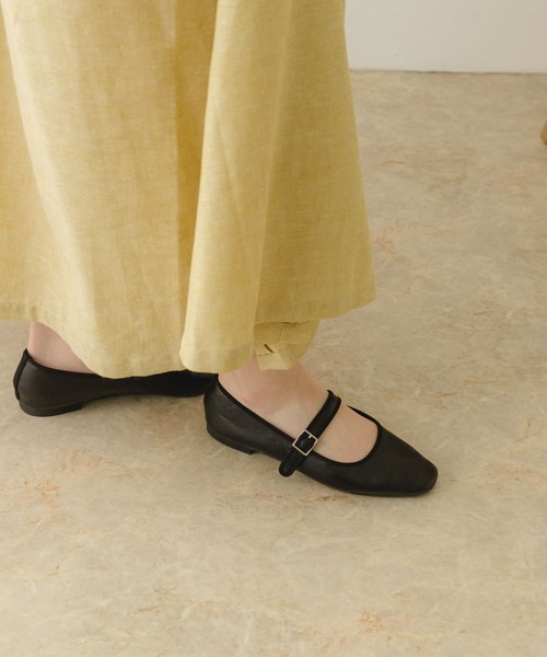 RODE SKO（ロデスコ）の「『MADE IN JAPAN』スムースストラップバレエ