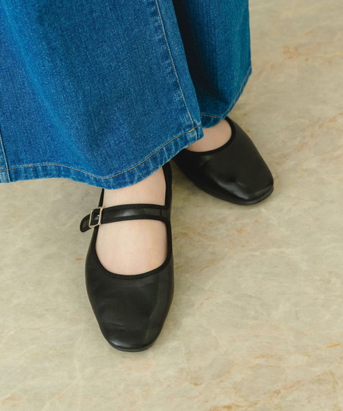 RODE SKO（ロデスコ）の「『MADE IN JAPAN』スムースストラップバレエシューズ（バレエシューズ・レディース・ブラック・38/36/37）」の12枚目の写真