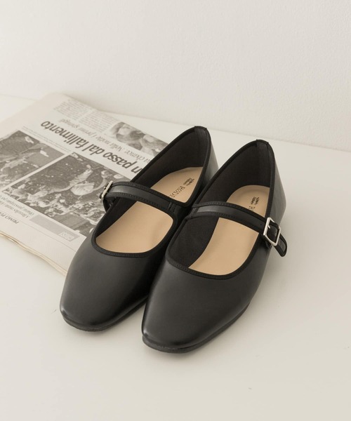RODE SKO（ロデスコ）の「『MADE IN JAPAN』スムースストラップバレエシューズ（バレエシューズ・レディース・ブラック・38/36/37）」の19枚目の写真