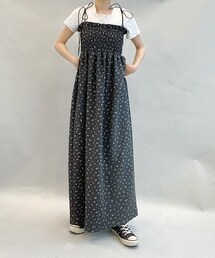 カットギャザードレス