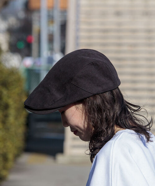 GLOSTER（グロスター）の「【GLOSTER/グロスター】WASHED HUNTING ウォッシュドハンチング（ハンチング/ベレー帽・メンズ・ブラック/ベージュ・FREE）」の11枚目の写真