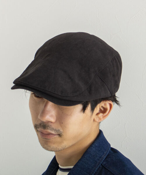GLOSTER（グロスター）の「【GLOSTER/グロスター】WASHED HUNTING ウォッシュドハンチング（ハンチング/ベレー帽・メンズ・ブラック/ベージュ・FREE）」の5枚目の写真