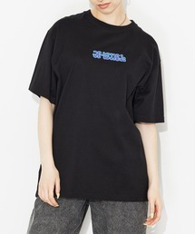 X-girl | WRIGGLING LOGO S/S TEE/エックスガール　ロゴTシャツ(Tシャツ/カットソー)