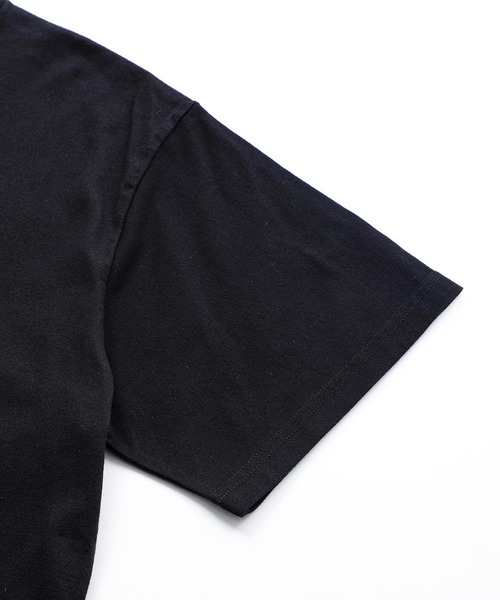 X-girl（エックスガール）の「WRIGGLING LOGO S/S TEE/エックスガール　ロゴTシャツ（Tシャツ/カットソー・レディース・ホワイト/ブラック/ライトブルー・S/M/L/XL）」の10枚目の写真