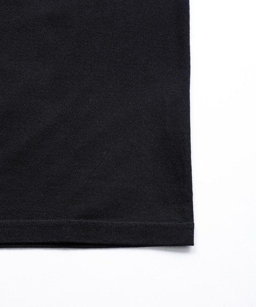 X-girl（エックスガール）の「WRIGGLING LOGO S/S TEE/エックスガール　ロゴTシャツ（Tシャツ/カットソー・レディース・ホワイト/ブラック/ライトブルー・S/M/L/XL）」の11枚目の写真