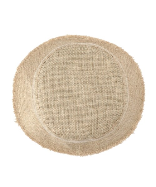 INDIVI（インディヴィ）の「◆リネン調バケットハット（ハット・レディース・ブラック/ライトベージュ・00）」の7枚目の写真