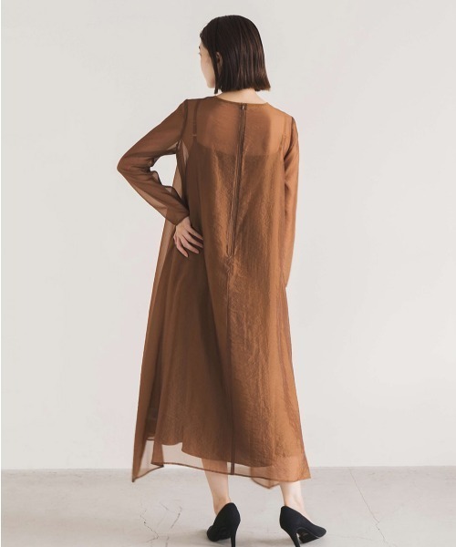 kaeneシアーAラインドレス　ブラック　M kaene（カエン）の「シアーAラインドレス（ドレス）」 - WEAR