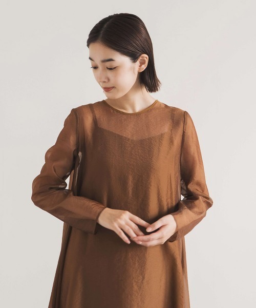 kaene（カエン）の「シアーAラインドレス（ドレス）」 - WEAR