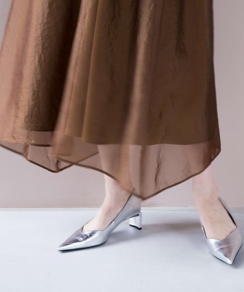 kaene（カエン）の「シアーAラインドレス（ドレス・レディース・ブラウン/ブラック/ダークカーキ/パープル・2/1）」の22枚目の写真