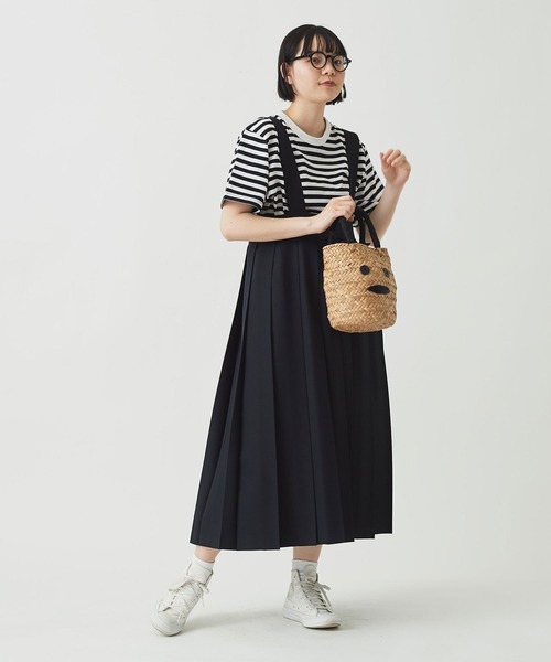 スカート I AM I in fact... _OJO pleata Skirt _OJO pleats Skirt（ジャンパースカート）｜I am I in fact