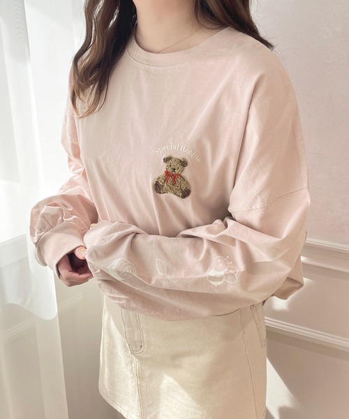 apres jour(アプレジュール)の「アソートアニマルロンT【ZOZOTOWN限定アイテム】(Tシャツ/カットソー・レディース・ライトブルー/オフホワイト/ホワイト系その他/ライトピンク・X-LARGE/フリー)」の4枚目の写真