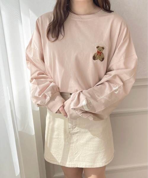 apres jour(アプレジュール)の「アソートアニマルロンT【ZOZOTOWN限定アイテム】(Tシャツ/カットソー・レディース・ライトブルー/オフホワイト/ホワイト系その他/ライトピンク・X-LARGE/フリー)」の5枚目の写真