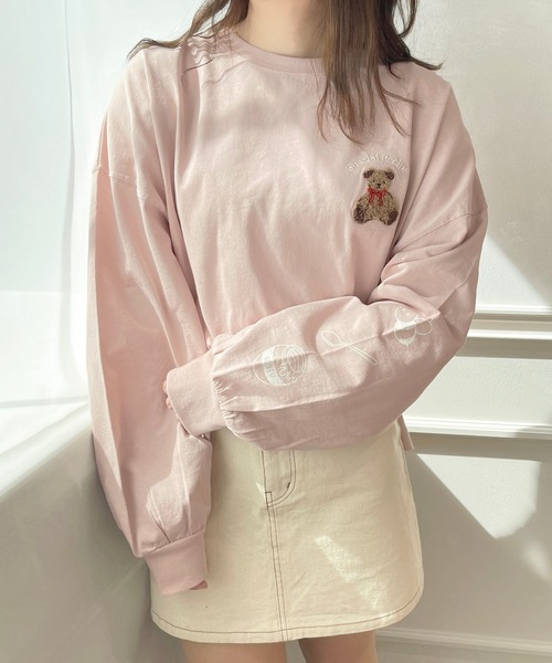 apres jour(アプレジュール)の「アソートアニマルロンT【ZOZOTOWN限定アイテム】(Tシャツ/カットソー・レディース・ライトブルー/オフホワイト/ホワイト系その他/ライトピンク・X-LARGE/フリー)」の7枚目の写真