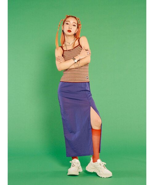 FILA（フィラ）の「FILA スカート【コラボ】（スカート・レディース・ブラック/パープル/レッド・MEDIUM）」の18枚目の写真