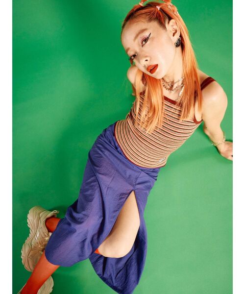 FILA（フィラ）の「FILA スカート【コラボ】（スカート・レディース・ブラック/パープル/レッド・MEDIUM）」の20枚目の写真