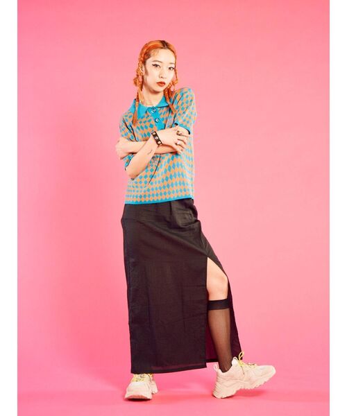 FILA（フィラ）の「FILA スカート【コラボ】（スカート・レディース・ブラック/パープル/レッド・MEDIUM）」の22枚目の写真