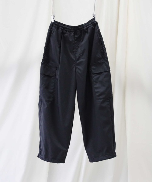 BACK NUMBER(バックナンバー)の「【接触冷感】【BACK NUMBER】「COOL」ワイドカーゴパンツ(カーゴパンツ・メンズ・ブラック/オリーブ・M/S/L)」の1枚目の写真