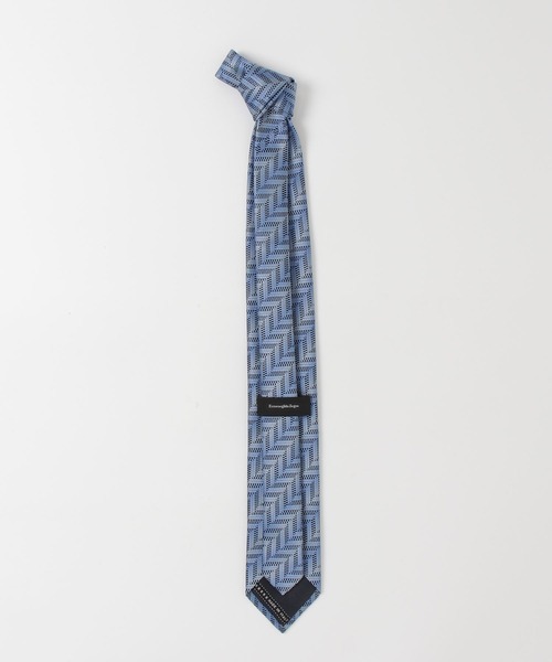 ZEGNA(ゼニア)の「シルクタイ(ネクタイ・メンズ・ライトブルー・ONE SIZE)」の2枚目の写真