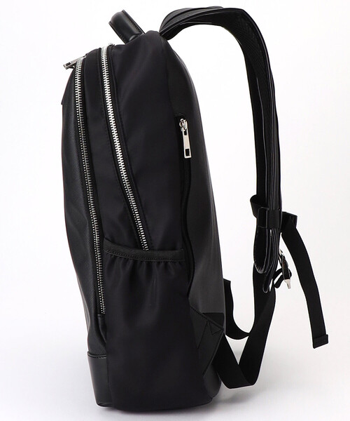 COMME CA ISM（コムサイズム）の「サフィアーノ型押し バッグパック（バックパック/リュック・メンズ・ブラック・FREE）」の2枚目の写真