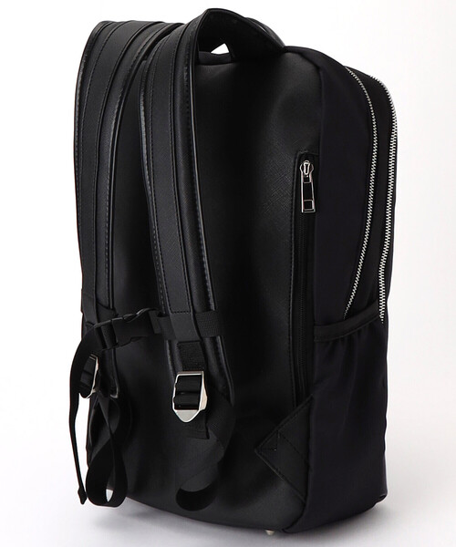 COMME CA ISM（コムサイズム）の「サフィアーノ型押し バッグパック（バックパック/リュック・メンズ・ブラック・FREE）」の3枚目の写真