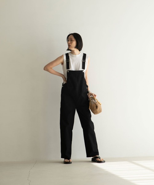 marjour(マージュール)の「TWILL SALOPETTO(サロペット/オーバーオール・レディース・ブラック・M)」の16枚目の写真