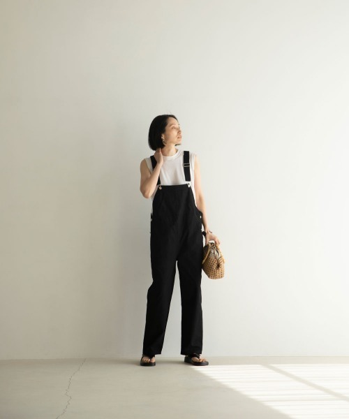 marjour(マージュール)の「TWILL SALOPETTO(サロペット/オーバーオール・レディース・ブラック・M)」の13枚目の写真