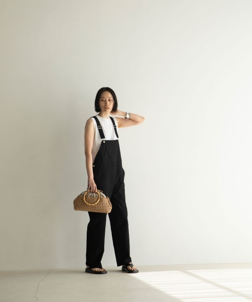 marjour(マージュール)の「TWILL SALOPETTO(サロペット/オーバーオール・レディース・ブラック・M)」の8枚目の写真