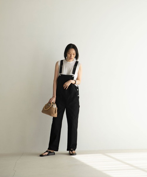marjour(マージュール)の「TWILL SALOPETTO(サロペット/オーバーオール・レディース・ブラック・M)」の19枚目の写真