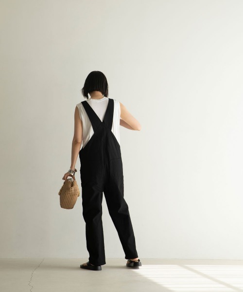 marjour(マージュール)の「TWILL SALOPETTO(サロペット/オーバーオール・レディース・ブラック・M)」の11枚目の写真
