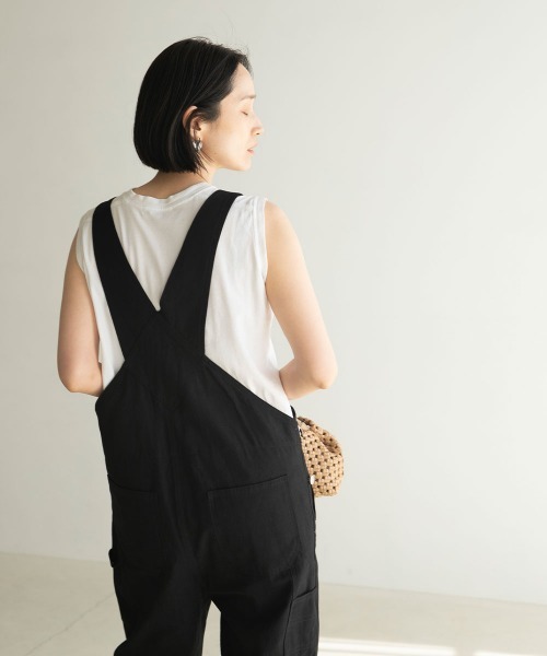 marjour(マージュール)の「TWILL SALOPETTO(サロペット/オーバーオール・レディース・ブラック・M)」の20枚目の写真