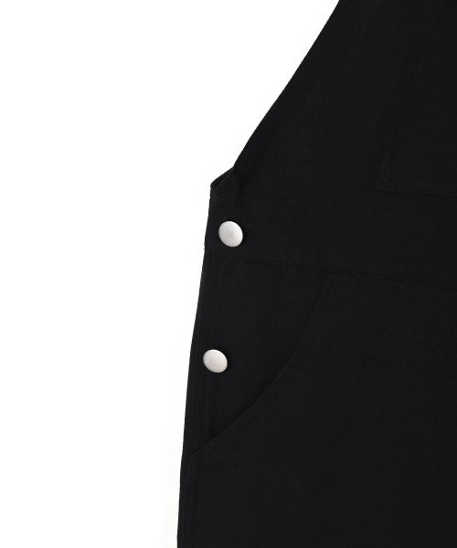 marjour(マージュール)の「TWILL SALOPETTO(サロペット/オーバーオール・レディース・ブラック・M)」の4枚目の写真