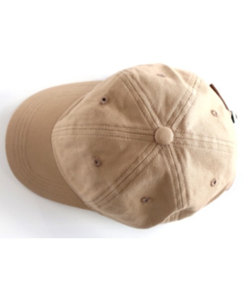 mimis（ミイーミイーズ）の「バックベルト合皮コットンキャップ（キャップ・レディース・イエロー/ライトグレー/カーキ/ブラック/ベージュ・FREE）」の7枚目の写真