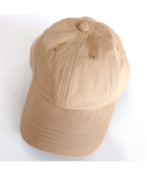 mimis（ミイーミイーズ）の「バックベルト合皮コットンキャップ（キャップ・レディース・イエロー/ライトグレー/カーキ/ブラック/ベージュ・FREE）」の9枚目の写真