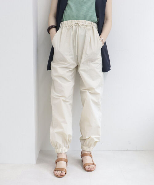 fredy repit（フレディレピ）の「ナイロンジョガーパンツ（その他パンツ・レディース・オリーブ/ブルー/アイボリー・38）」の5枚目の写真