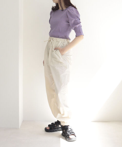 fredy repit（フレディレピ）の「ナイロンジョガーパンツ（その他パンツ・レディース・オリーブ/ブルー/アイボリー・38）」の8枚目の写真