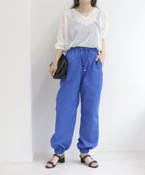 fredy repit（フレディレピ）の「ナイロンジョガーパンツ（その他パンツ・レディース・オリーブ/ブルー/アイボリー・38）」の21枚目の写真