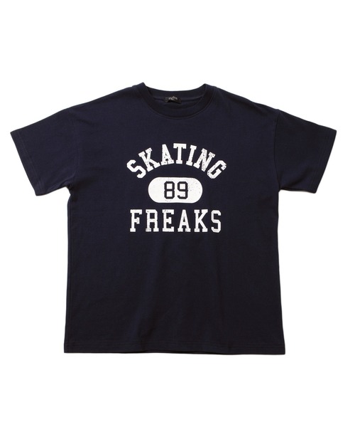 GLAZOS(グラソス)の「OE天竺・ドロップショルダーアソートカレッジ半袖Tシャツ(Tシャツ/カットソー・キッズ・ホワイト/ネイビー/グレー・130cm/140cm/150cm/160cm/170cm)」の6枚目の写真