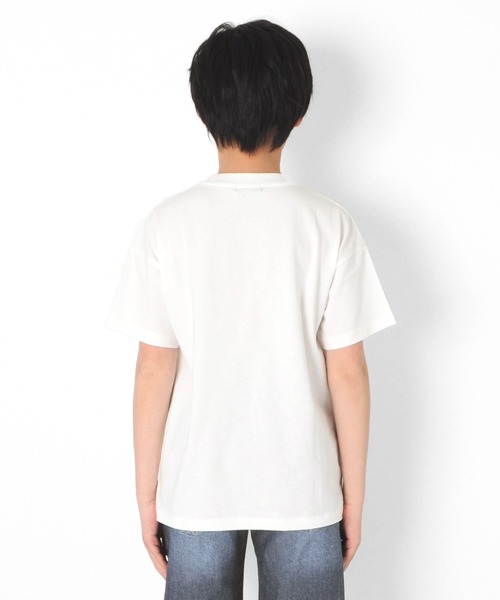 GLAZOS(グラソス)の「OE天竺・ドロップショルダーアソートカレッジ半袖Tシャツ(Tシャツ/カットソー・キッズ・ホワイト/ネイビー/グレー・130cm/140cm/150cm/160cm/170cm)」の12枚目の写真