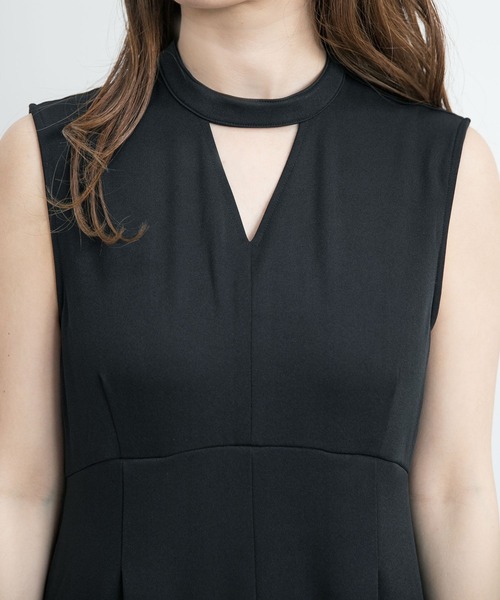 mysty woman(ミスティウーマン)の「ツケエリワイドオールインワン 288365(つなぎ/オールインワン・レディース・ブラック/アイボリー・SMALL/MEDIUM)」の17枚目の写真