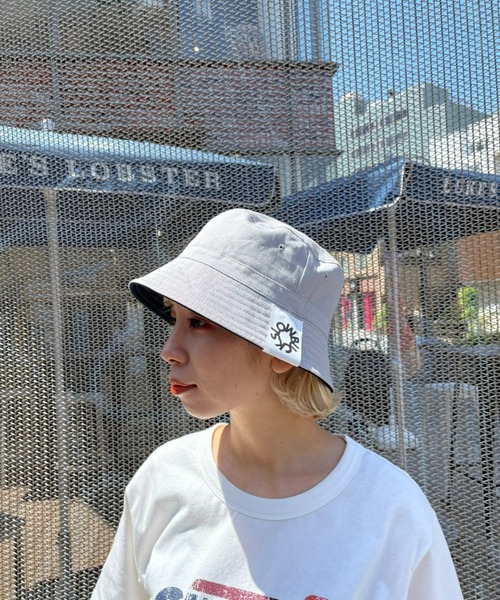 CIAOPANIC（チャオパニック）の「気分に合わせて！リバーシブルハット（ハット・メンズ・カーキ/ネイビー/ブラック・FREE）」の7枚目の写真