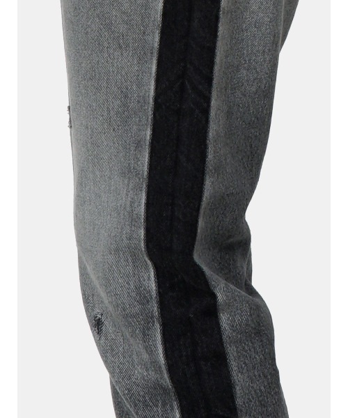 GOLDEN GOOSE（ゴールデングース）の「GOLEDN GOOSE Denim grey washed with side panel（デニムパンツ・レディース・グレー系その他・25inch/26inch）」の5枚目の写真