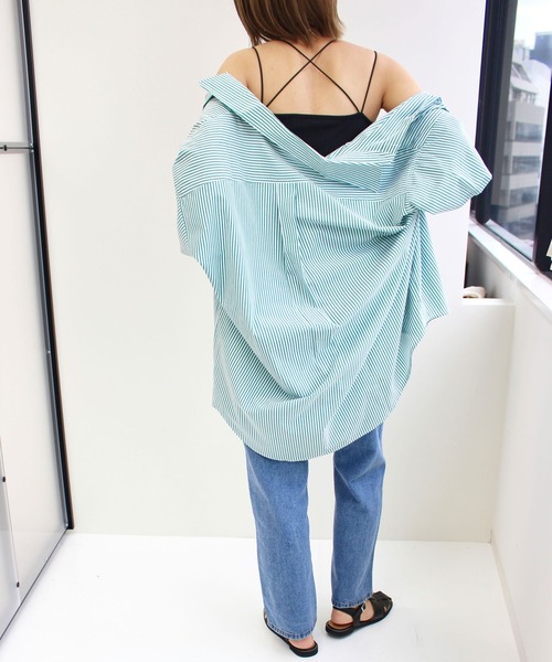 MLI'A（エムリア）の「パット付キャミソール（キャミソール・レディース・アイボリー/ブラック/グリーン・M）」の10枚目の写真