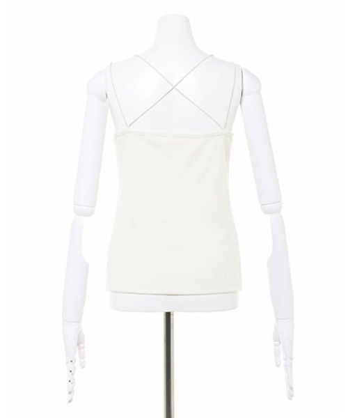 MLI'A（エムリア）の「パット付キャミソール（キャミソール・レディース・アイボリー/ブラック/グリーン・M）」の20枚目の写真