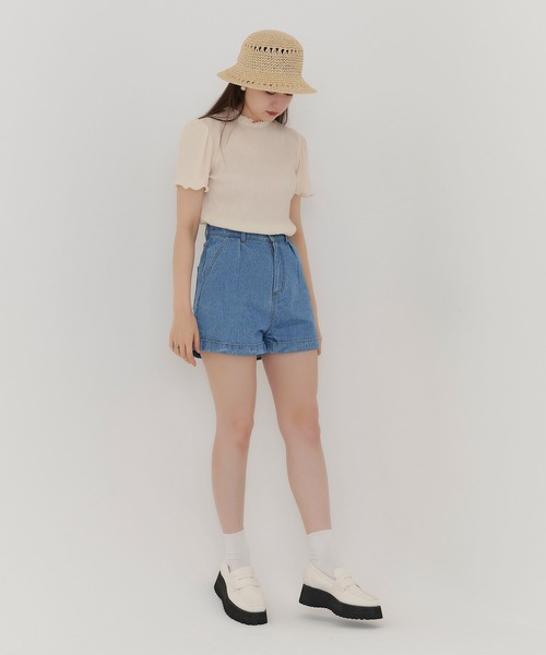 TINA：JOJUN（ティーナジョジュン）の「楊柳 バックリボントップス TINA：JOJUN（シャツ/ブラウス・レディース・ブラック/イエロー/アイボリー・M）」の21枚目の写真