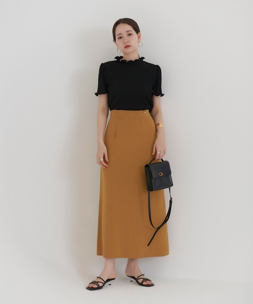 TINA：JOJUN（ティーナジョジュン）の「楊柳 バックリボントップス TINA：JOJUN（シャツ/ブラウス・レディース・ブラック/イエロー/アイボリー・M）」の5枚目の写真