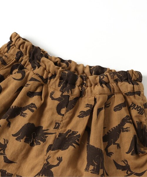 Ampersand（アンパサンド）の「版画風恐竜総柄前あきパジャマ（ルームウェア/パジャマ・キッズ・グレー/カーキ/キャメル・100/130/90/110/120/140/80）」の13枚目の写真