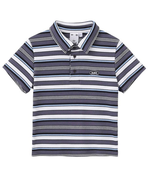 X-girl(エックスガール)の「STRIPED S/S BABY POLO SHIRT(ポロシャツ・レディース・ブラック/ブラウン/バーガンディー・S/M)」の14枚目の写真